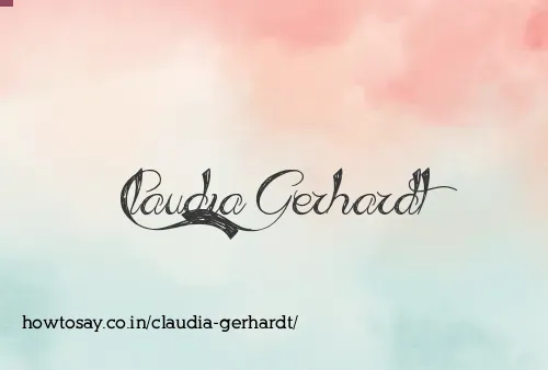 Claudia Gerhardt