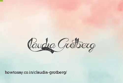 Claudia Grotberg
