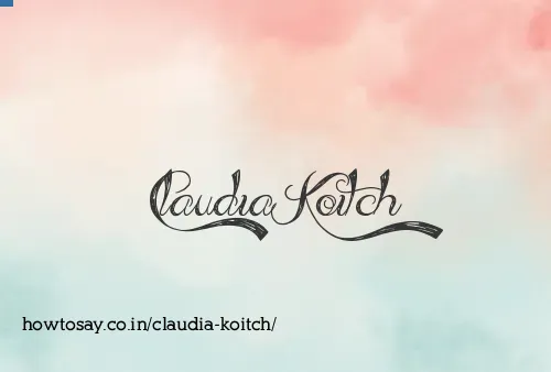 Claudia Koitch