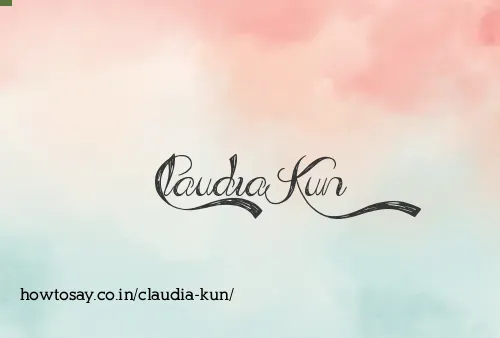 Claudia Kun