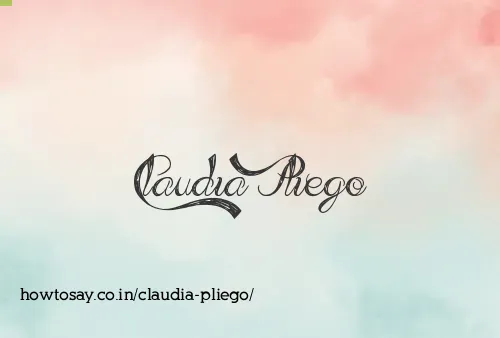 Claudia Pliego