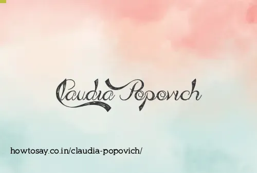 Claudia Popovich