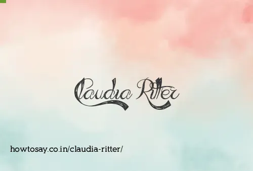 Claudia Ritter