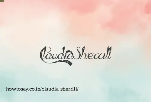 Claudia Sherrill