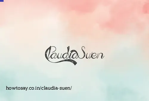 Claudia Suen