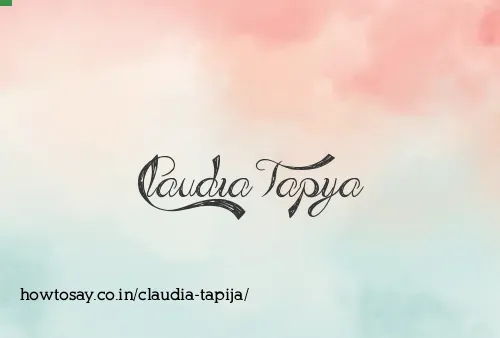 Claudia Tapija