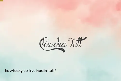 Claudia Tull