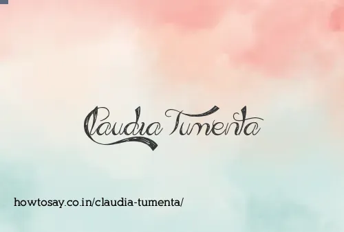 Claudia Tumenta