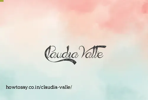 Claudia Valle