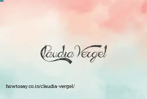 Claudia Vergel