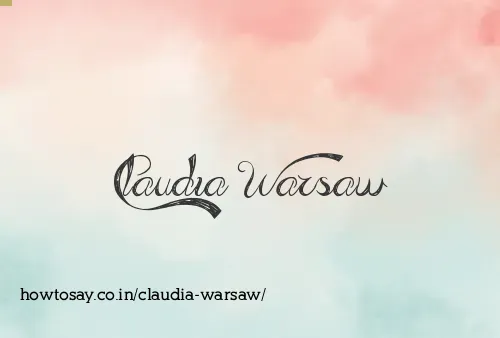 Claudia Warsaw