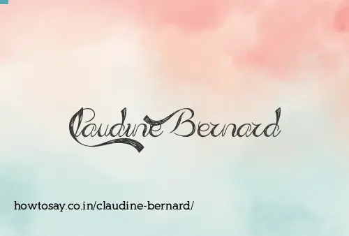 Claudine Bernard