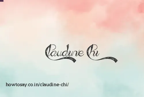 Claudine Chi