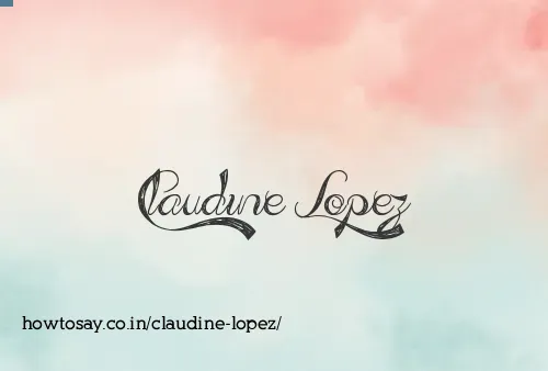 Claudine Lopez