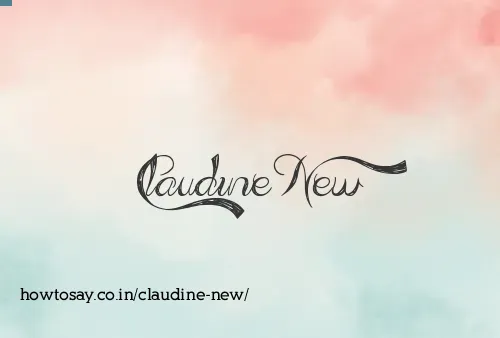 Claudine New