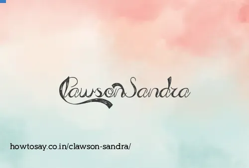 Clawson Sandra