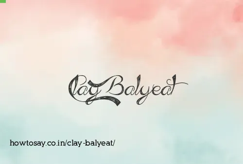 Clay Balyeat