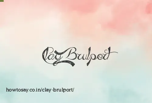 Clay Brulport