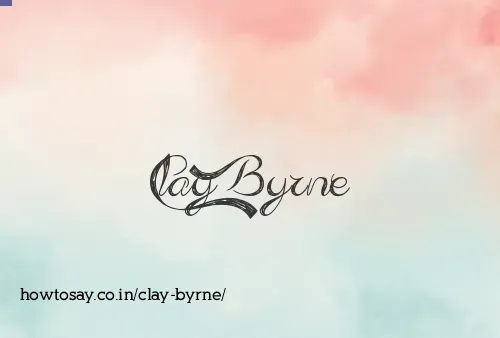 Clay Byrne