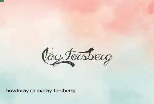 Clay Forsberg