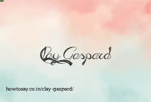 Clay Gaspard
