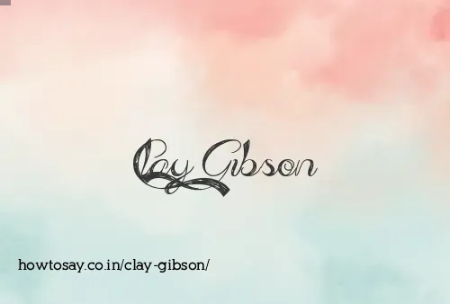 Clay Gibson
