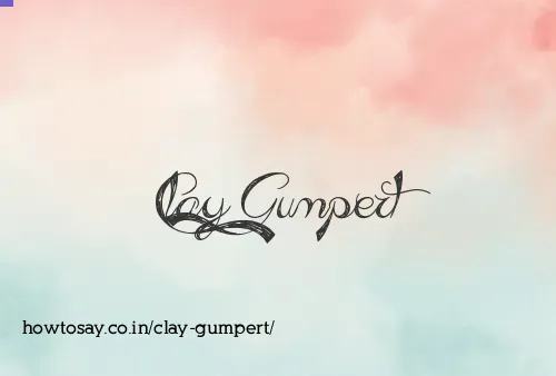 Clay Gumpert
