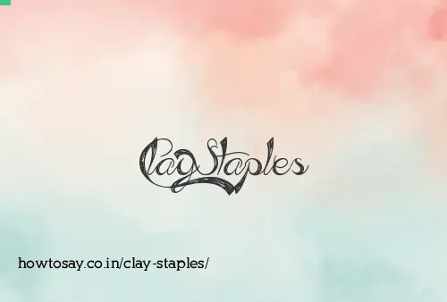 Clay Staples