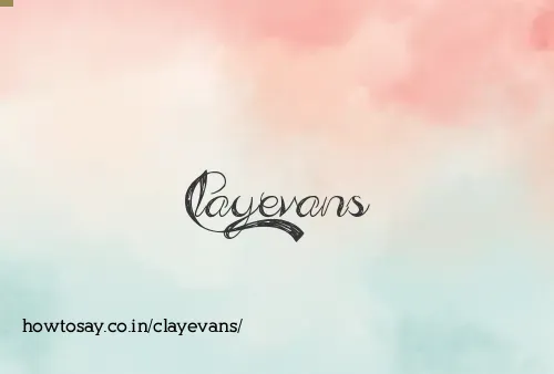 Clayevans