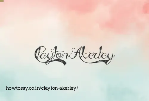 Clayton Akerley