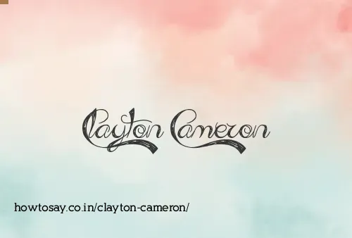 Clayton Cameron