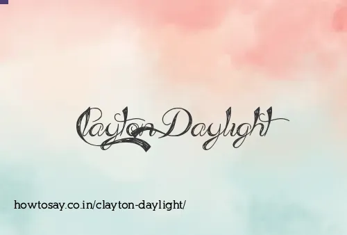 Clayton Daylight