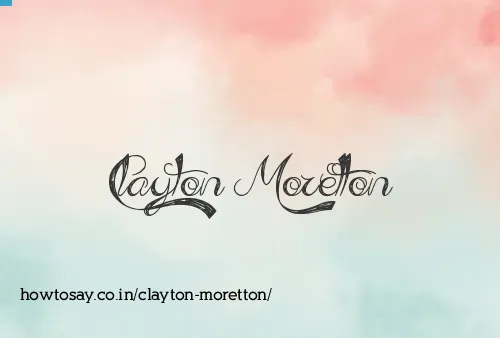 Clayton Moretton