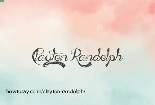 Clayton Randolph