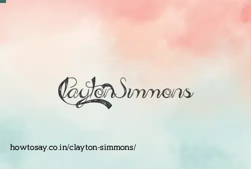 Clayton Simmons