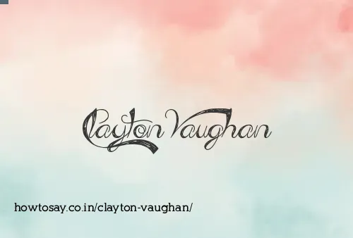 Clayton Vaughan