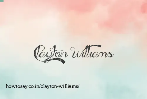 Clayton Williams