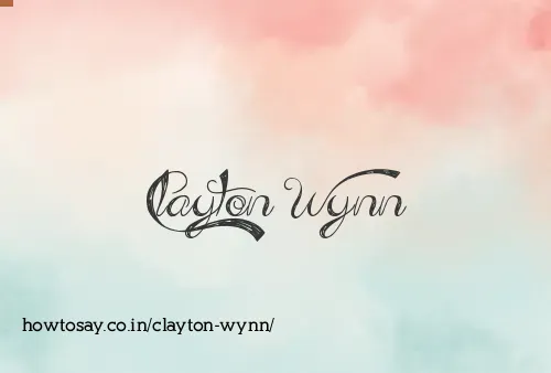 Clayton Wynn