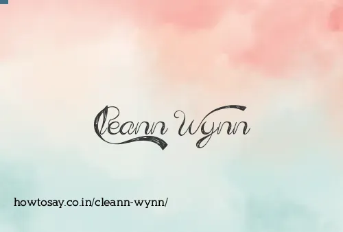 Cleann Wynn