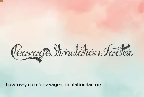 Cleavage Stimulation Factor