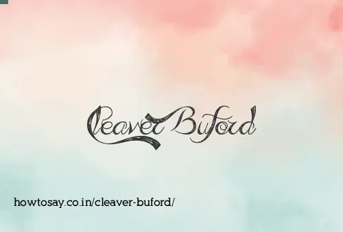 Cleaver Buford