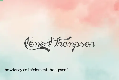 Clement Thompson