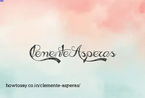 Clemente Asperas