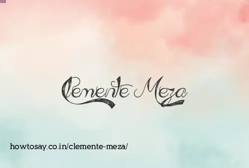 Clemente Meza
