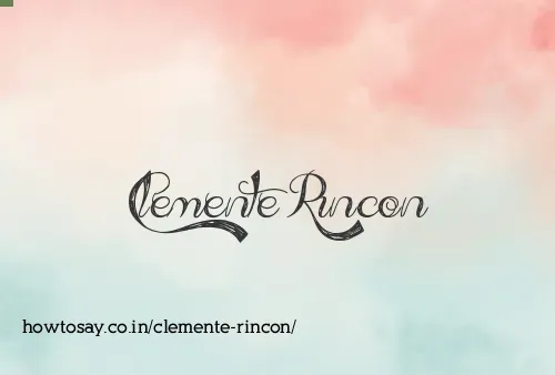 Clemente Rincon
