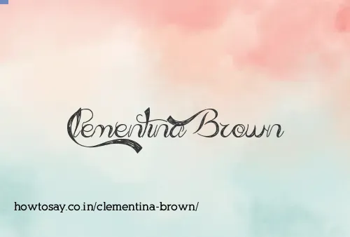 Clementina Brown