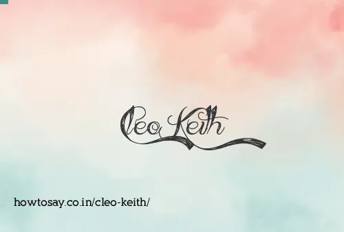 Cleo Keith
