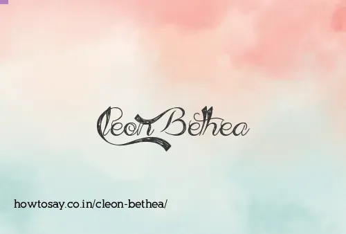 Cleon Bethea