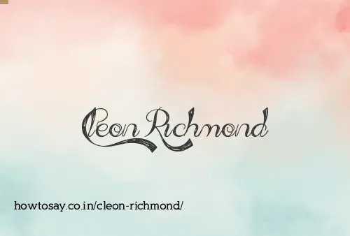 Cleon Richmond
