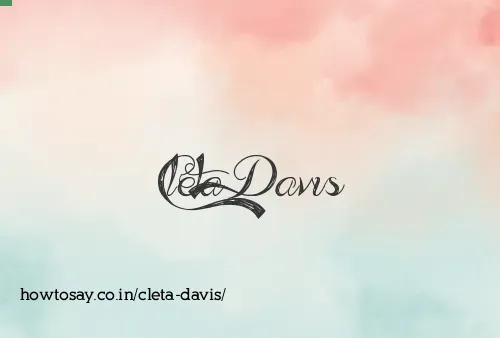 Cleta Davis